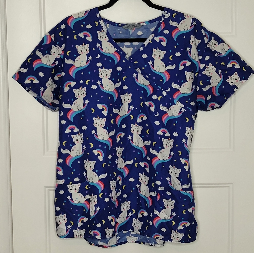 Wear For Care XL Cat Unicorn Srubs
